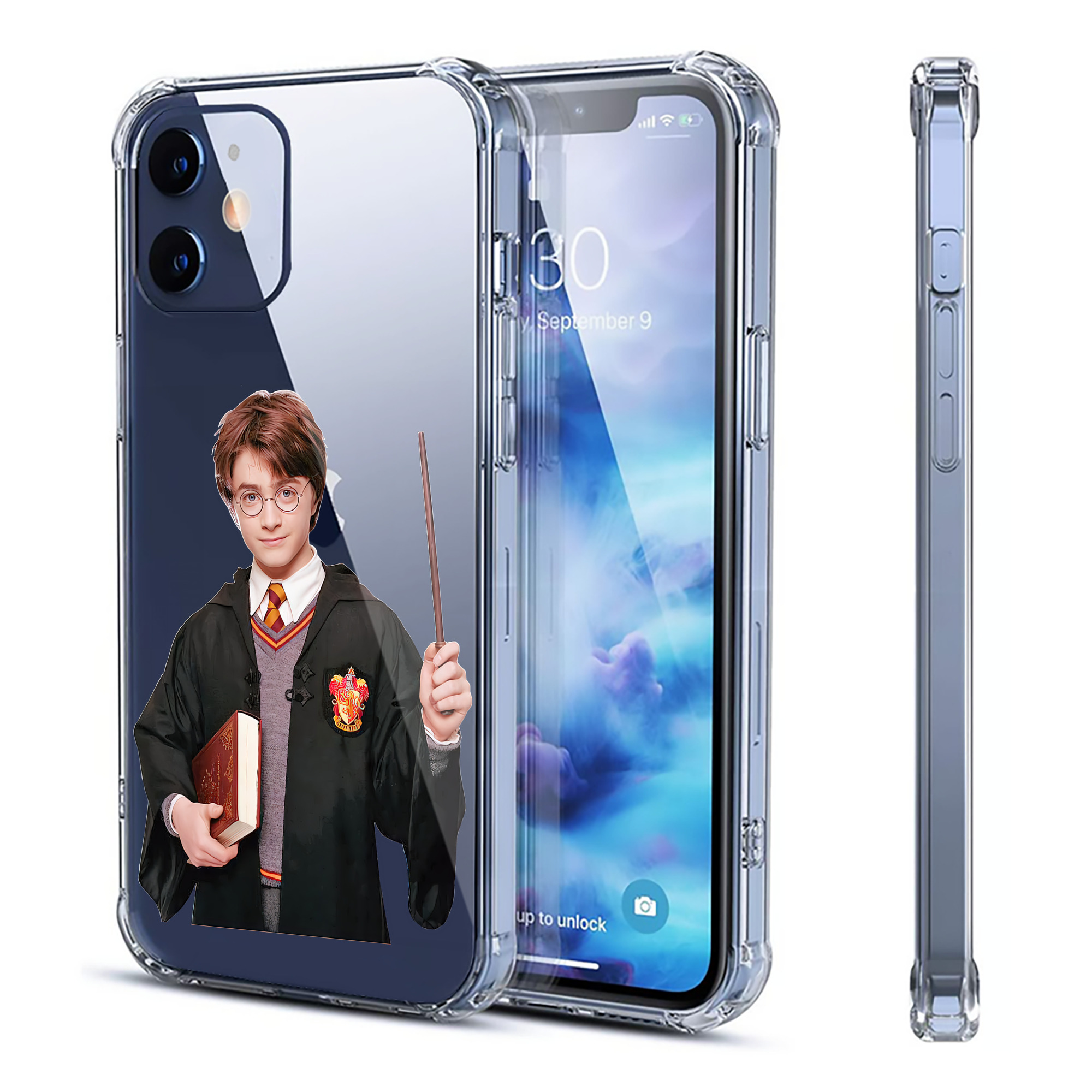 （画像用） Harry Potter ハリー・ポッターシリーズ 【iPhone 12シリーズ対応】透明スマホケース（クリアソフトケース）